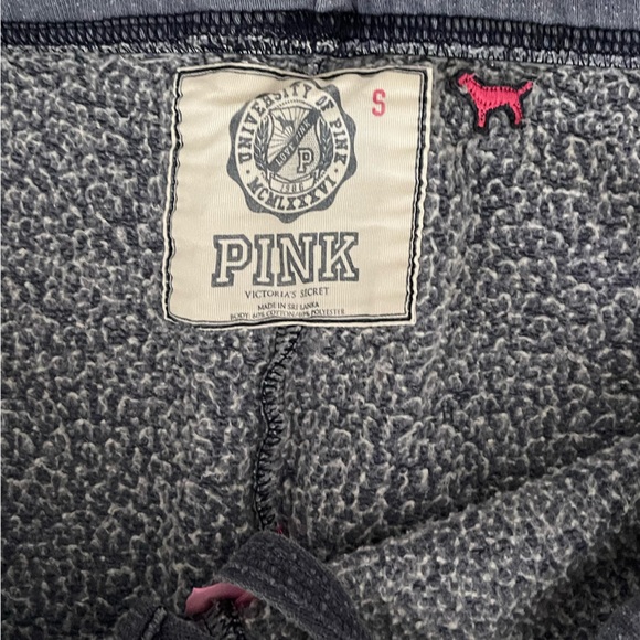 Y2K PINK Victoria Secret Jogger Capris “U of P 86” Small - Picture 2 of 7